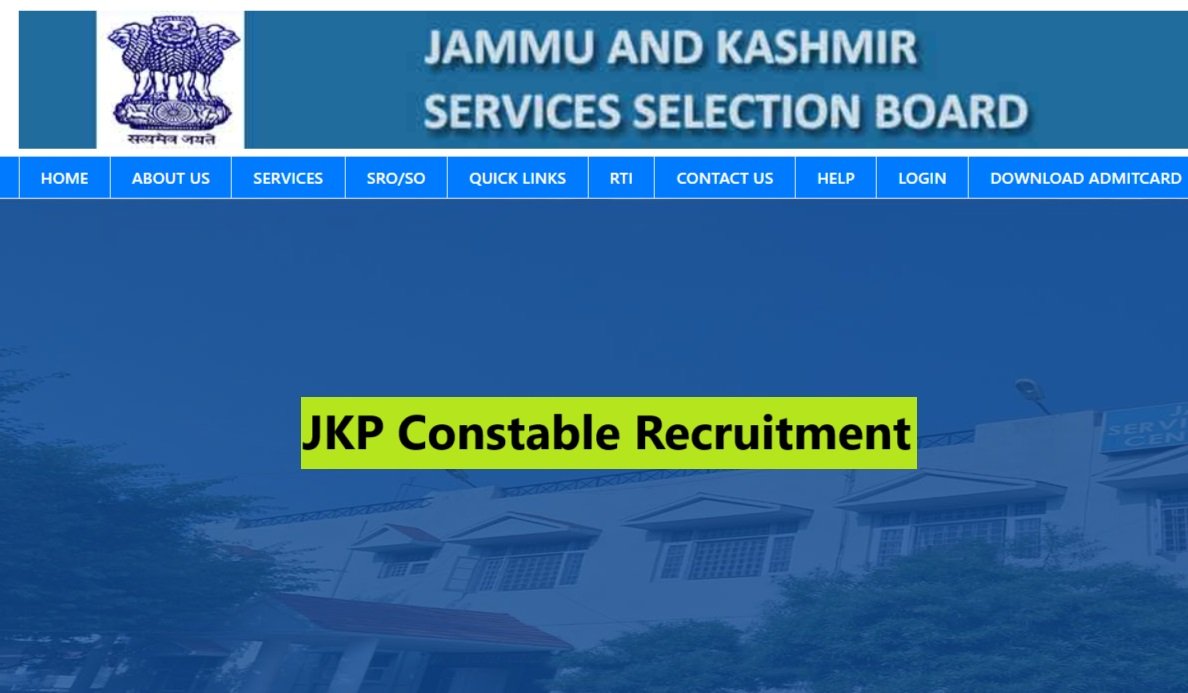 JKP Constable Recruitment