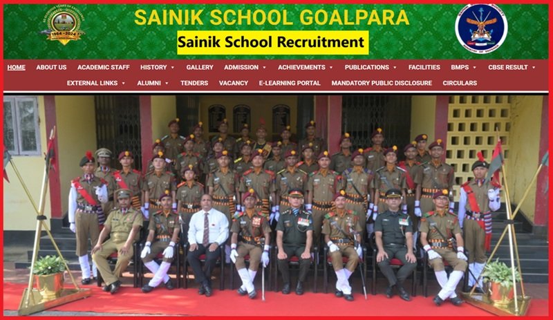 Sainik School Recruitment Sainik School Recruitment